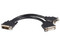 Cable StarTech de DMS-59 (59 pin) Macho a  2 x DVI-I (29 pin) Hembra, 20cm.