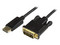 Cable Adaptador de Video DisplayPort a DVI, 0.9 m. Color negro.