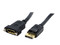 Cable DisplayPort para Montaje en Panel de Hembra a Macho, 91 cm.