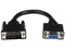 Cable StarTech de DVI-I (29 pin) Macho a VGA (15 pin) Hembra, 20cm.