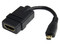 Cable Adaptador de HDMI 1.4 de alta velocidad a Micro HDMI H-M, 12cm.