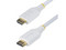 Cable HDMI Premium, Certificado, Alta Velocidad, 3 m, UHD 4K 60Hz/1440p 144Hz, HDR10, HDCP 2.2, ARC, 18 Gb, Recubrimiento de TPE, Color Blanco.