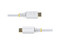 Cable HDMI Premium, Certificado, Alta Velocidad, 3 m, UHD 4K 60Hz/1440p 144Hz, HDR10, HDCP 2.2, ARC, 18 Gb, Recubrimiento de TPE, Color Blanco.
