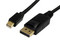 Cable adaptador de Mini DisplayPort 1.2 Macho a DP Macho, 1m.