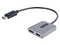 Hub StarTech MST14DP122HD de Displayport (M) a 2 HDMI (H). Color Gris.