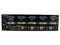 Conmutador Switch KVM StarTech para 4 Computadoras y 2 Pantallas, DVI, VGA, Audio, Puertos USB, 1920 x 1440.
