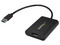 Adaptador de video StarTech USB 3.0 a DisplayPort. Color negro.