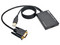 Adaptador Convertidor VGA a HDMI con Audio y Alimentación por USB.
