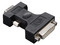 Adaptador de video TrippLite de DVI-I (hambra) a HD15 (VGA)(macho). Color negro.