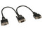 Cable Y TrippLite para VGA HD15 macho a 2 x HD15 hembra, 30.48 cm