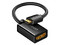 Adaptador Micro HDMI a HDMI 2.0 (M-H), Tecnología 3D, 22cm, Color negro.