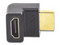 Adaptador HDMI UGREEN 20110 de HDMI (M-H) 90 grados, Color Negro.