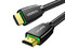 Cable de Video HDMI UGREEN 2.0 (Macho-Macho) de 2m. Color Negro.