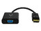 Cable Adaptador VORAGO ADP-301, DisplayPort a VGA (M-H),  Color Negro.