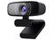 Cámara Web Asus Webcam C3, Full HD (1920 x 1080p), 30 fps, USB.
