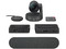 Sistema de videoconferencia Logitech Rally Ultra-HD con control de cámara automático, tecnología RightSense.
