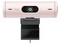Cámara Web Logitech Brio 500, Video Full HD 1080p, Micrófono integrado, USB-C. Color Rosa.