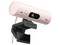 Cámara Web Logitech Brio 500, Video Full HD 1080p, Micrófono integrado, USB-C. Color Rosa.