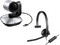 Cámara para Videoconferencias Logitech PTZ Pro Camera, Video Full HD 1080p, USB, con certificación para negocios. Incluye Diadema Logitech H570E con micrófono y control de volumen.