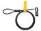 Cable de seguridad Kensington con cerradura de combinación serializada.