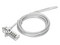 Candado de Seguridad Manhattan 440448 Para Laptop, 2m, Color Plata.