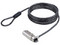 Cable de Seguridad StarTech SNANOC4D-LAPTOP-LOCK con Candado Nano y Función Antirrobo. Color Negro y Plata.
