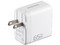 Cargador de pared ADATA Charger U CHARGERU-0653-QCPDWH de 65W con 2 puertos USB tipo C PD 3.0 y 1 puerto USB tipo A QC 3.0. Color Blanco.