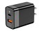 Cargador de pared Acteck Energon Prime AC-935562 de 38W con 1 puerto USB y carga rápida. Color Negro.