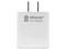 Cargador de pared BRobotix 6000502 de 18W con USB tipo A y USB tipo C de carga rápida. Color Blanco.