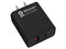 Cargador de pared BRobotix 6006658 de 18W con USB tipo A USB tipo C y carga rápida. Color Negro.