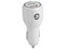 Cargador GETTTECH para coche USB de 2 puertos, 5V / 2.1A, Color Blanco.