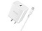 Cargador de pared MyBat MCGTRACCMO05W de 22W con USB tipo C PD y carga rápida incluye cable USB tipo C de 1.2m. Color Blanco.