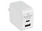 Cargador de pared Perfect Choice PC-240426 de 30W con USB tipo A USB tipo C y carga rápida.
