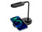 Cargador inalámbrico Perfect Choice Daylight PC-241058 de 15W con lámpara LED. Color Negro.