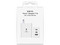 Cargador de pared Samsung Trio 14041003026 de 65W con 2 puertos USB tipo C y 1 puerto USB tipo A. Color Blanco.