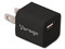 Cargador de pared Vorago AU-105-BK con 1 puerto USB. Color Negro.