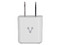 Cargador de pared Vorago AU-250-V2 de 20W con USB tipo C. Color Blanco.