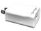 Cargador de pared Vorago AU-302-WH de carga rápida con USB. Color Blanco.