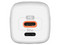 Cargador de pared Vorago AU-355-WH de 30W con 2 puertos USB tipo C. Color Blanco.