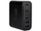 Cargador de pared Vorago AU-600 de 100W con 2 puertos USB tipo A 3.0 3 puertos USB tipo C 3.0 y carga rápida. Color Negro.