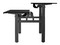 Escritorio Gamer Acteck Ergo Desk V2, Ergonómico Doble, Control inteligente, hasta 80 kg, Color Negro.