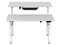 Escritorio Gamer Acteck Ergo Desk V2, Ergonómico Doble, Control inteligente, hasta 80 kg, Color Blanco.