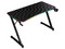 Escritorio Gamer Ergonómico Olympus Spot Glow Pro MRX8000, Estructura Z, 120 x 60 cm, Soporta hasta 100 kg, ABS, PC, Acero, Aglomerado de 18 mm, Recubrimiento de melamina en fibra de carbono, RGB, 1 Gancho, 1 Porta Vasos, Legend, Negro.