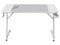 Escritorio Gamer Balam Rush Olympus Spot MRX4000, Estructura Z, Soporta hasta 100kg, Porta vasos, Color Blanco.