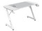 Escritorio Gamer Balam Rush Olympus Spot MRX4000, Estructura Z, Soporta hasta 100kg, Porta vasos, Color Blanco.