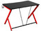 Escritorio Nitro Concepts D12, Ergonómico, Color Negro/Rojo.