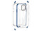 Funda Ballistic B Shock para iPhone 11 Pro. Color Azul Transparente.