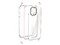 Funda Ballistic B Shock X90 para iPhone 11 Pro Max. Color Transparente con Rosa.