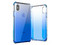 Funda Ballistic Jewel Spark para iPhone X/XS. Uso rudo. Color Azul Transparente.