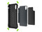 Funda Ballistic TJ para iPhone XS Max. Color Negro.